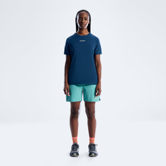 Damen Bowburn Tech-T-Shirt - Marineblau