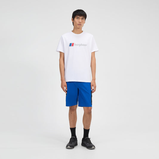 Herren-T-Shirt mit XL-Logo - Weiß