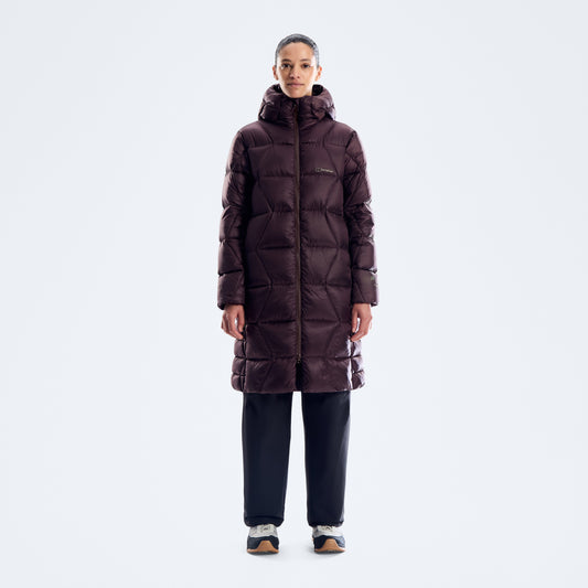 Damen Explorer langer Daunenmantel - Chakra
