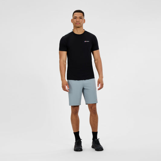 Herren Terrain Trek Tech T-Shirt - Schwarz/Grau