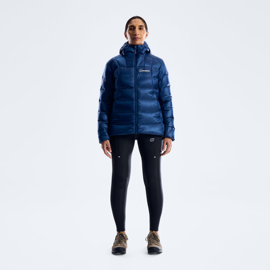 Damen-Daunenjacke Theralite - Dunkelblau
