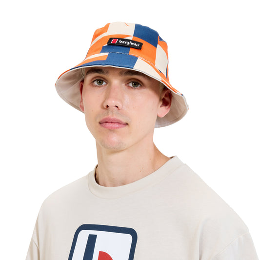 Unisex 1997 Fischerhut im Wendedesign – Grau