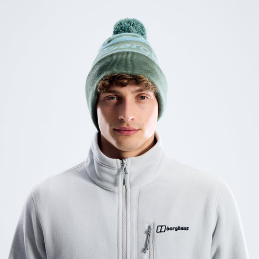 Unisex Beanie - Light Green/Light Grey