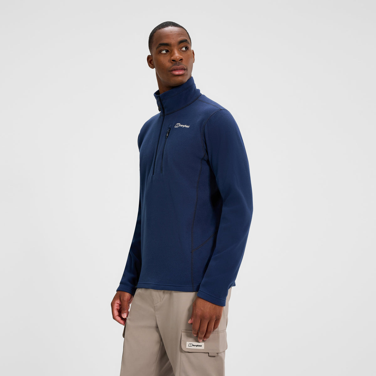 Men's Prism Micro Half Zip Polartec Fleece - Blue