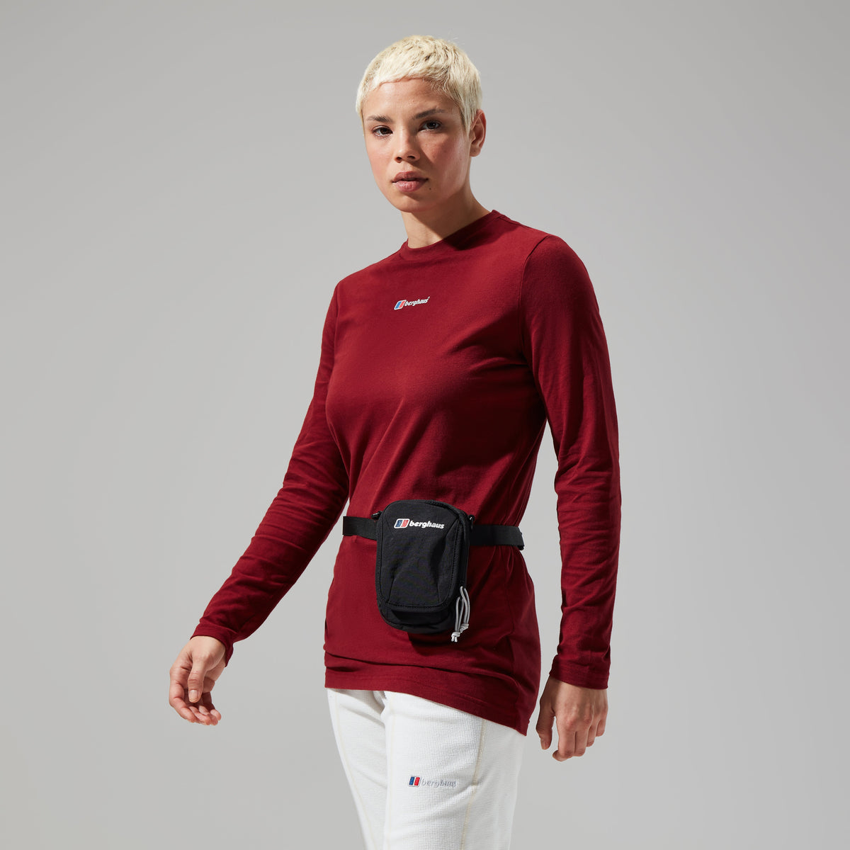 Unisex Logo-Umhängetasche Small - Schwarz