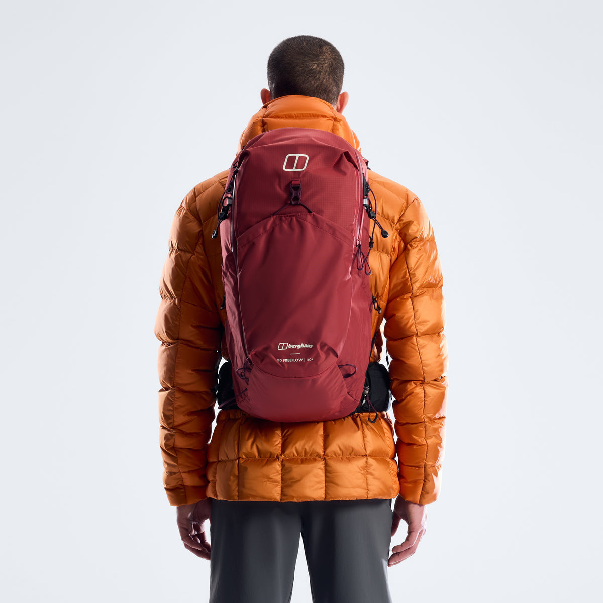Unisex 3D Freeflow 30+5L Rucksack Grau/Schwarz - Red Fury