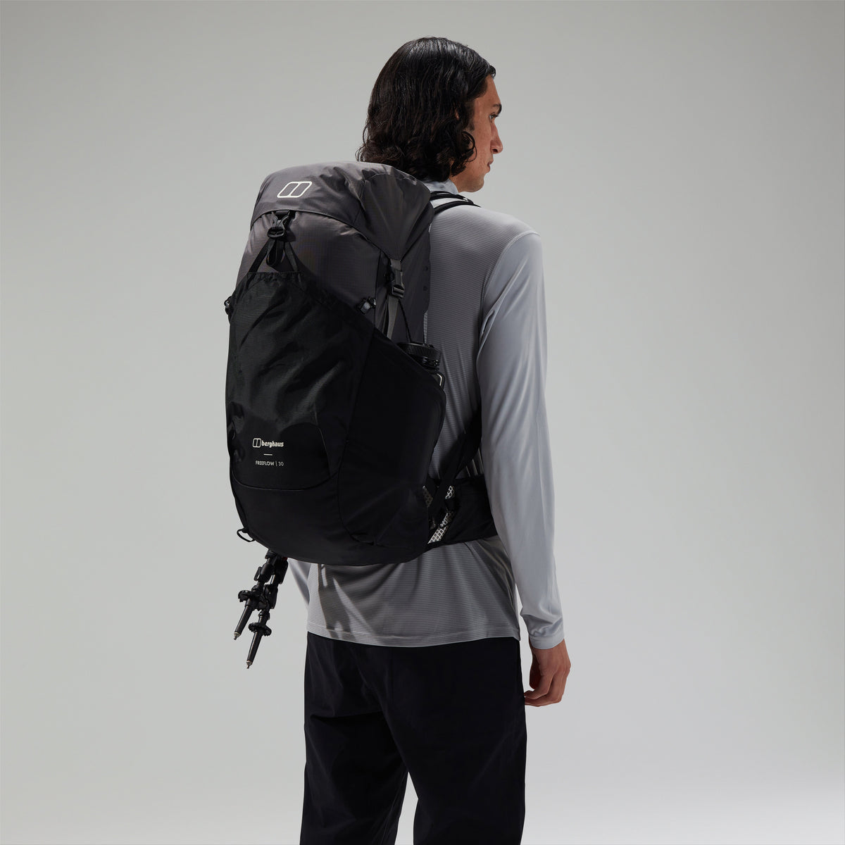 Unisex Freeflow 30L Rucksack - Grau/Schwarz