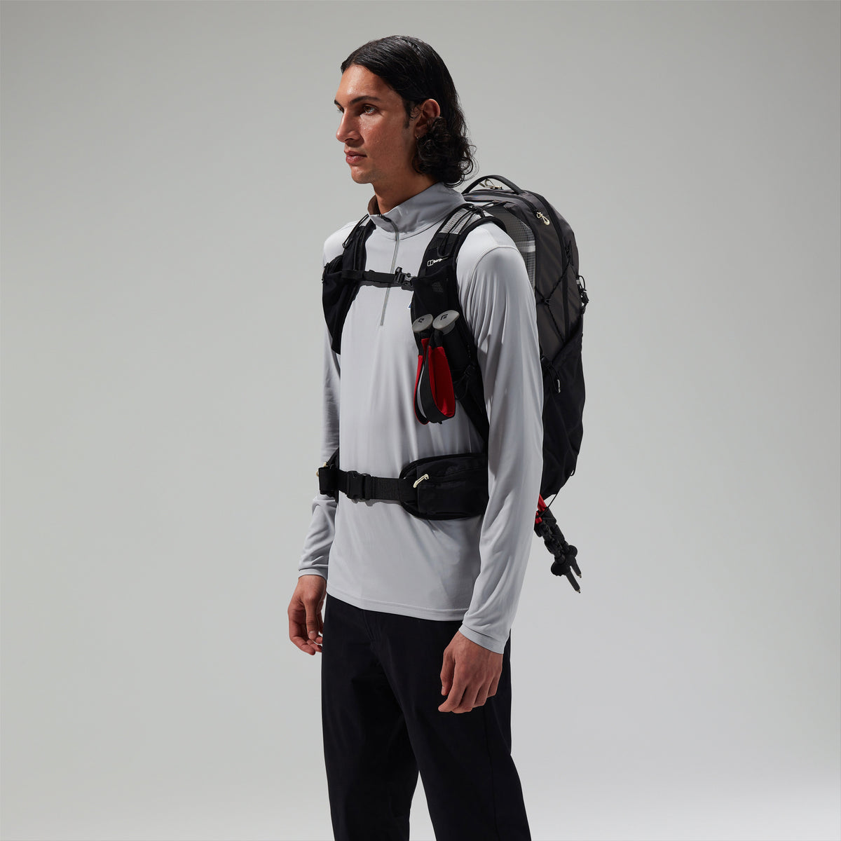 Unisex Freeflow 24L Rucksack - Grau/Schwarz