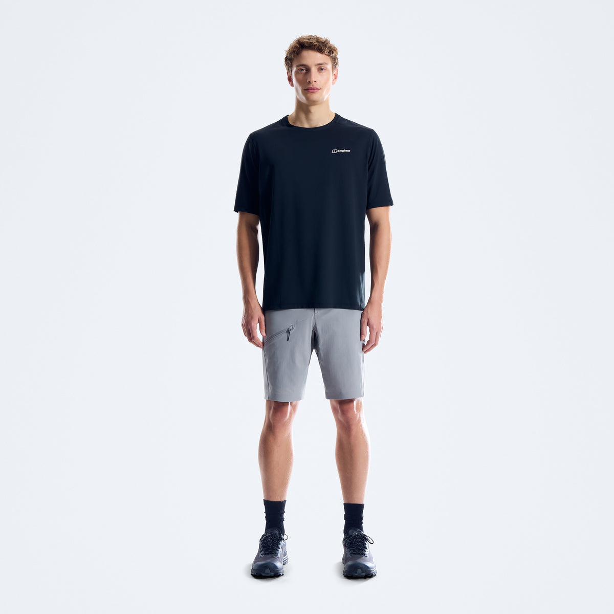 Herren Bowburn Tech-T-Shirt – Schwarz