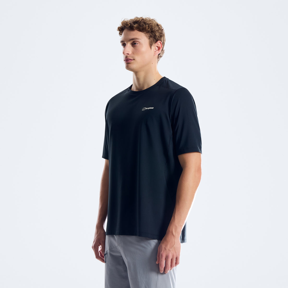 Herren Bowburn Tech-T-Shirt – Schwarz
