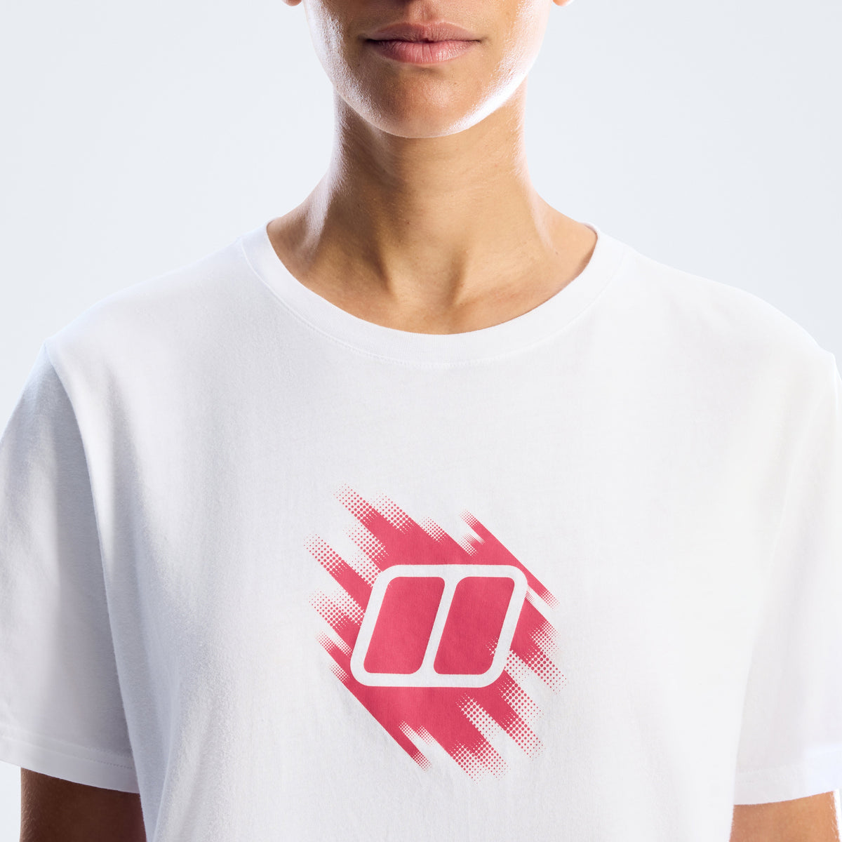 Damen-T-Shirt "Sketched Blocks Essential" – Weiß
