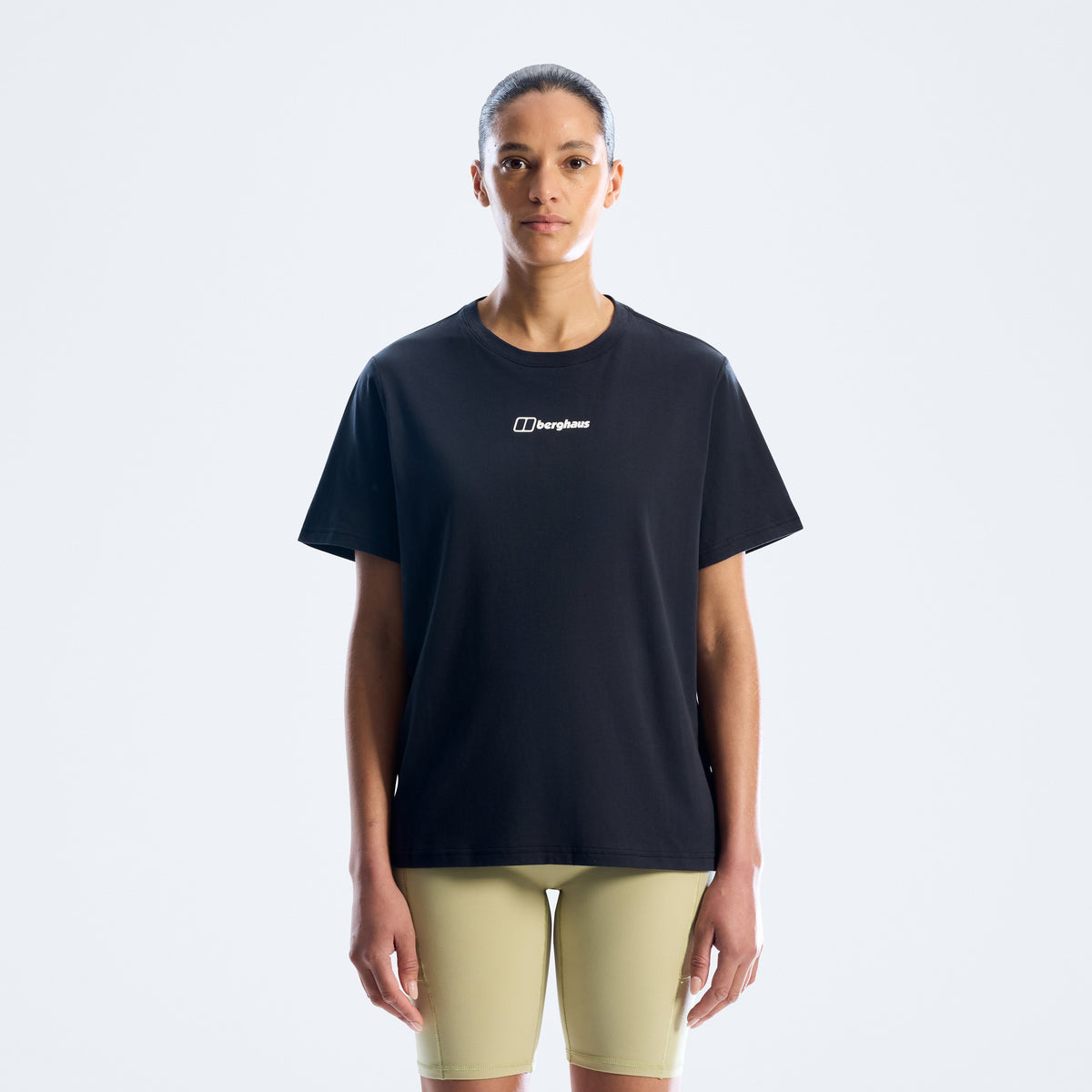 Damen Nature Essential T-Shirt - Schwarz