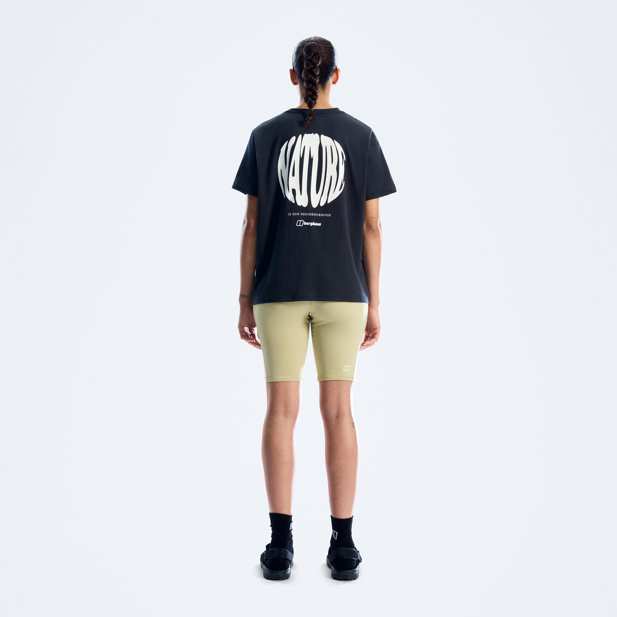 Damen Nature Essential T-Shirt - Schwarz