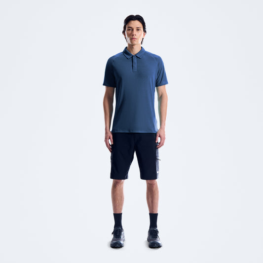Herren Ivyhill Tech-Polo – Blau