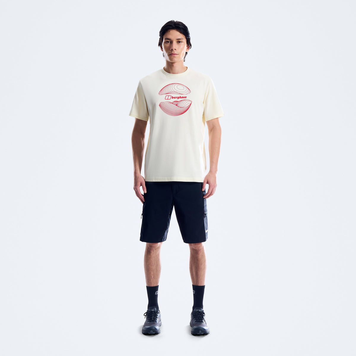 Men's Curvature Essential Tee - Grey