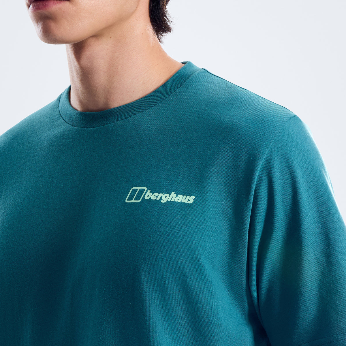 Men's Geo-Mountaintry Essential Tee - Blue