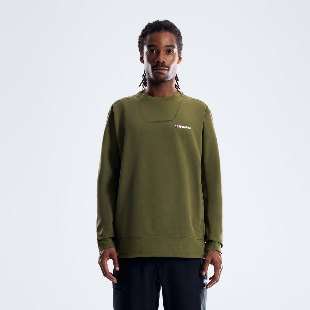 Herren-Pullover Greenbank Crew - Cheviot Green