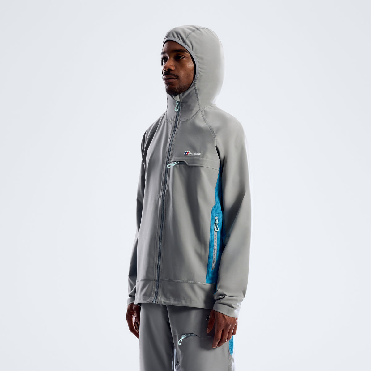 Men's Wavertree Hooded Jacket - Garbo Grey