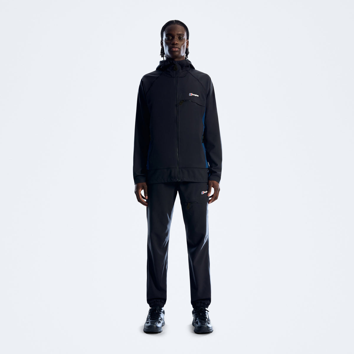Herren-Kapuzenjacke Wavertree - Tiefschwarz