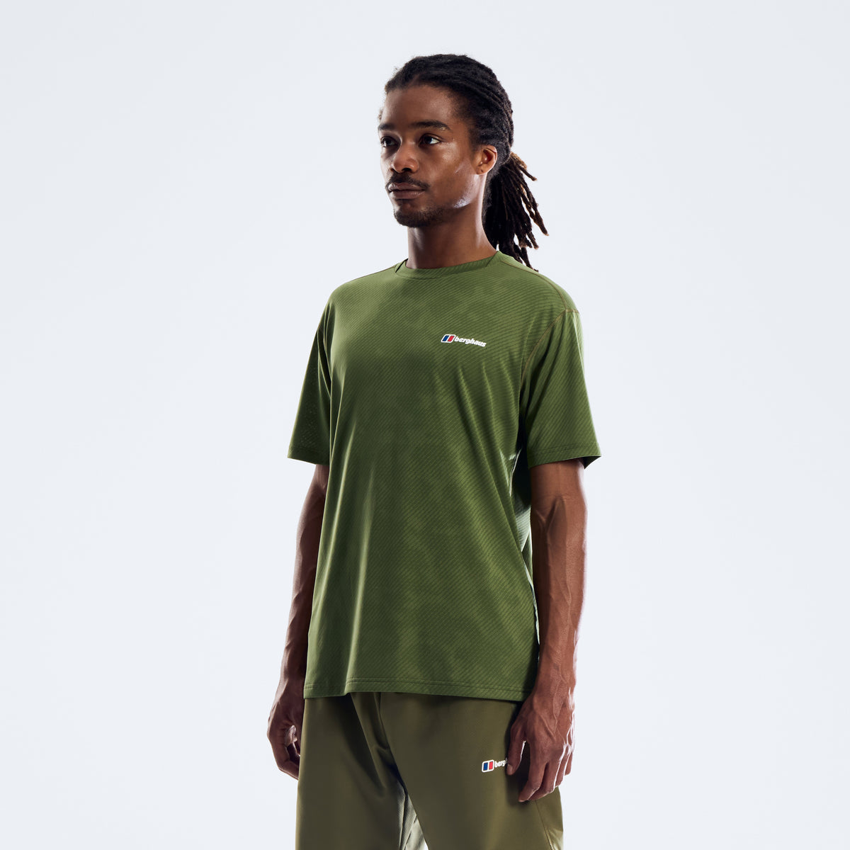 Herren-Tech-Shirt Dawdon - Cheviotgrün