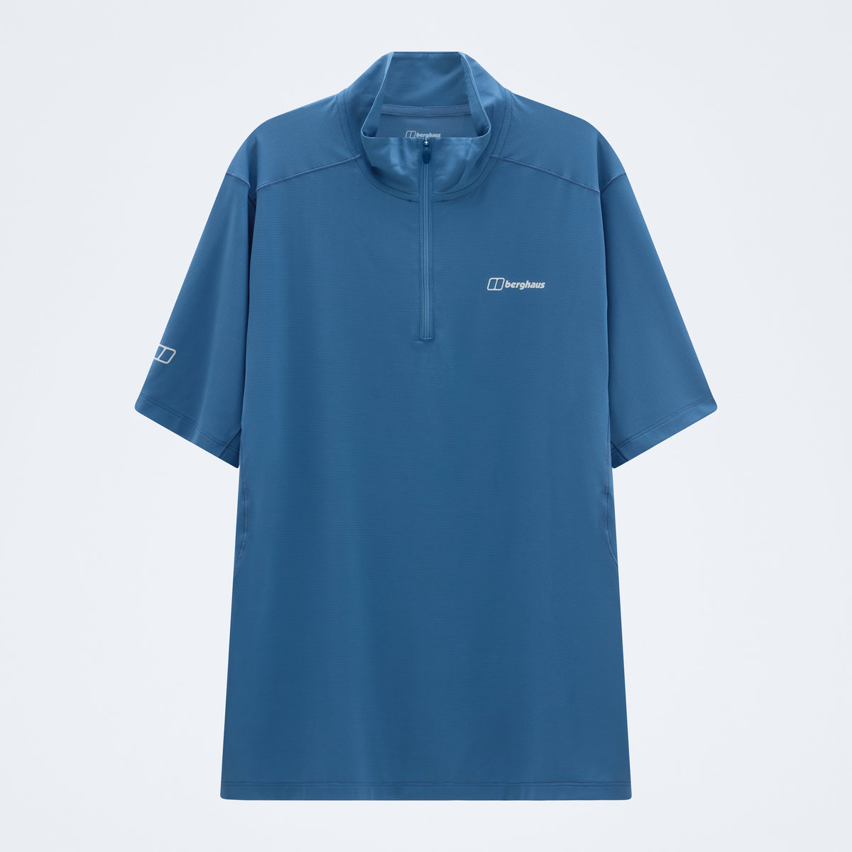 Men's Bowburn Half Zip Tech Tee - Blue