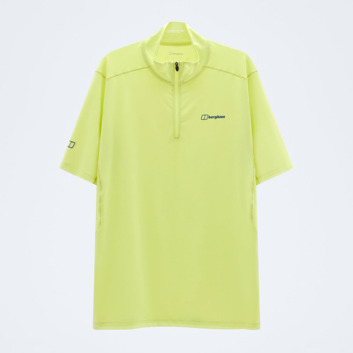 Men's Bowburn Half Zip Tech Tee - Light Yellow