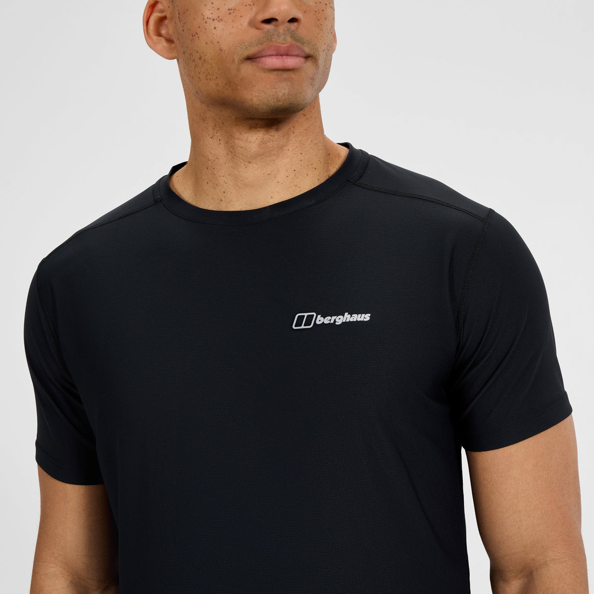 Men's 24/7 Tech Tee Super Stretch Crew - Black