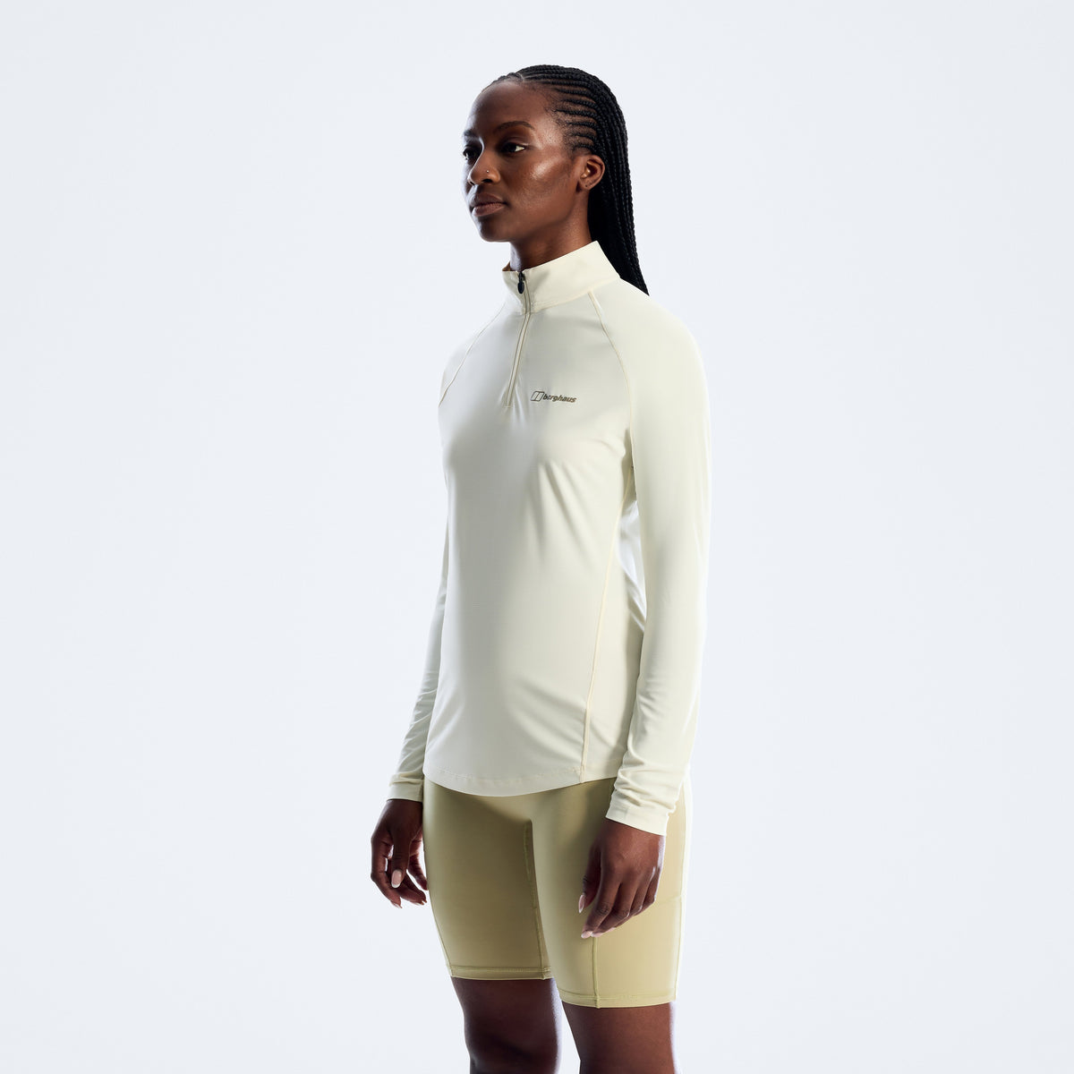 Women's 24/7 Half Zip Long Sleeve Tech Tee - Grey