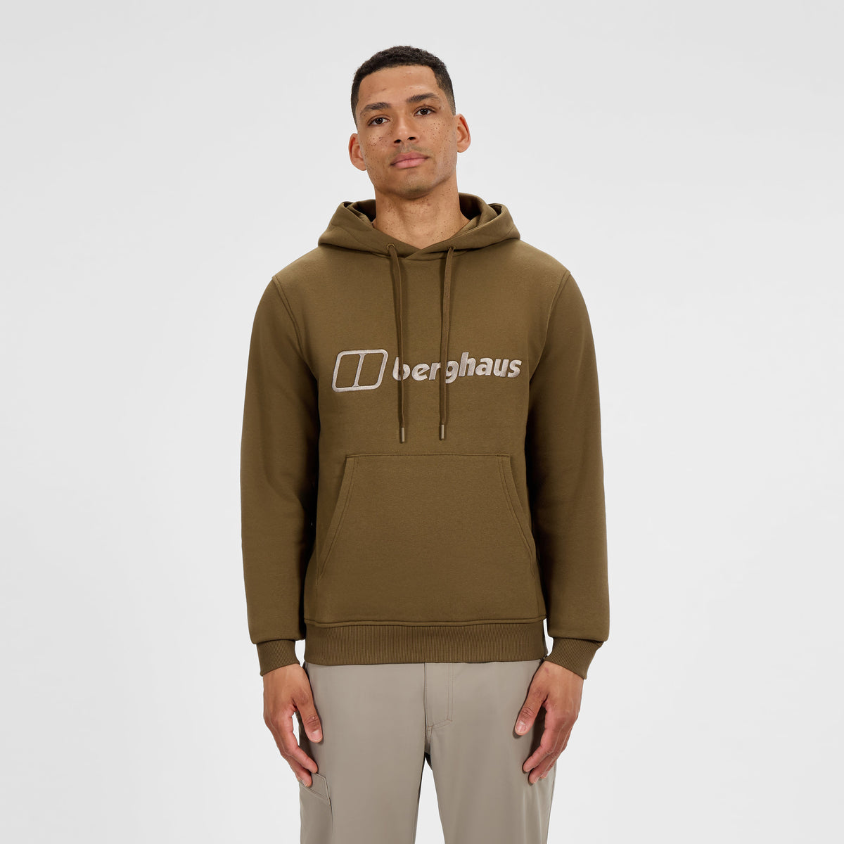 Men's Logo Hoodie - Brown