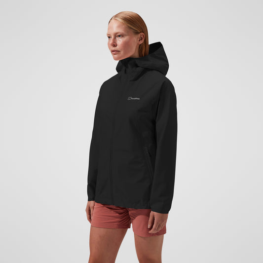 Wasserdichte Damenjacke Deluge Pro 3.0 – Schwarz