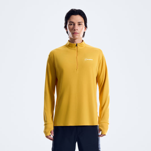 Herren Ivyhill Half-Zip-Oberteil - Gelb