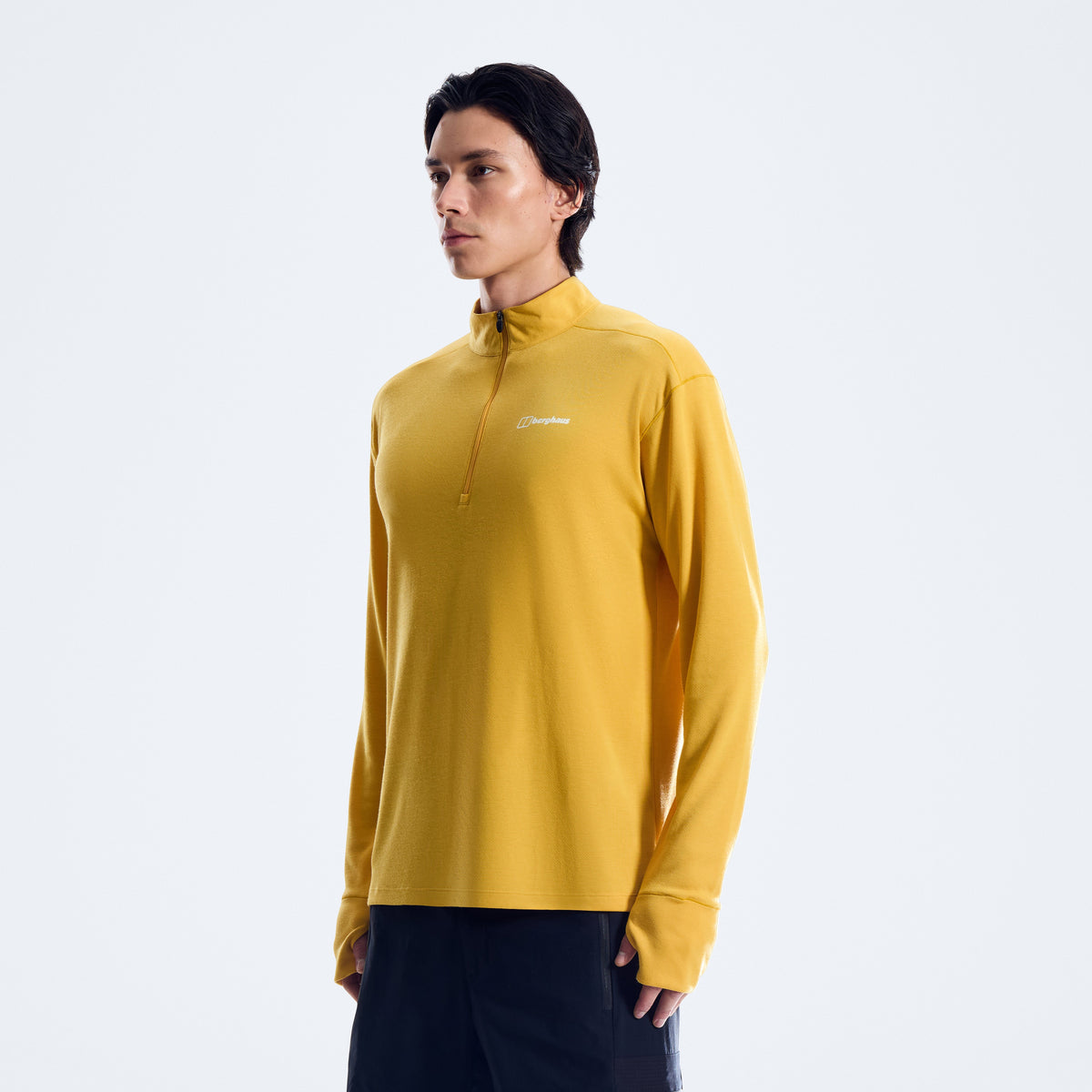 Herren Ivyhill Half-Zip-Oberteil - Gelb