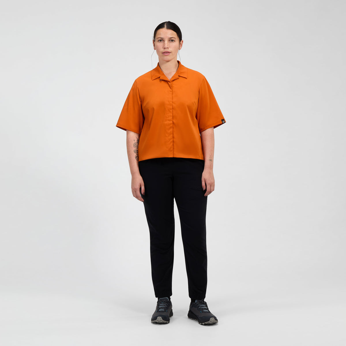 Women's Explorer Short Sleeve Overshirt - Orange