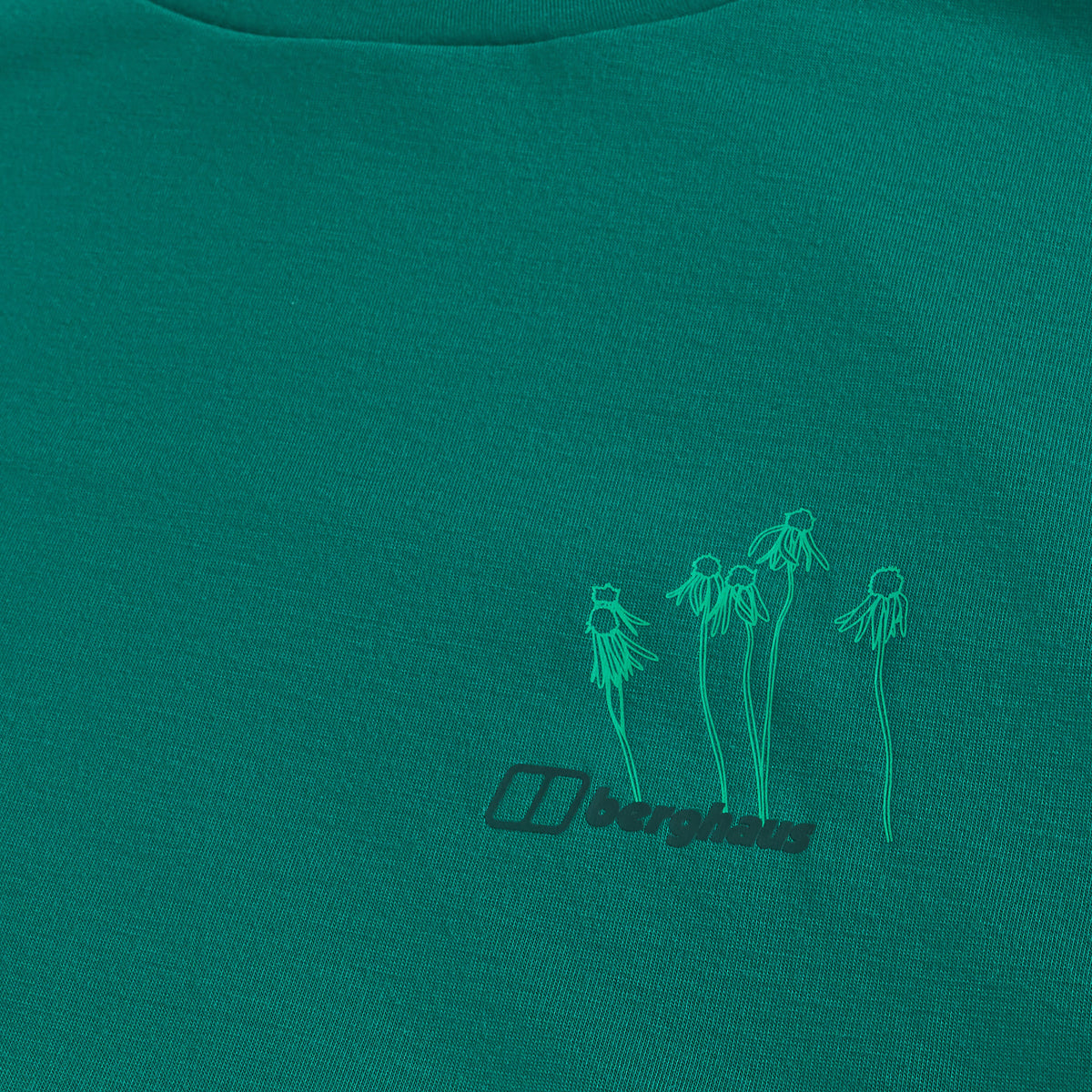 Women's Coneflower Short Sleeves Tee - Green
