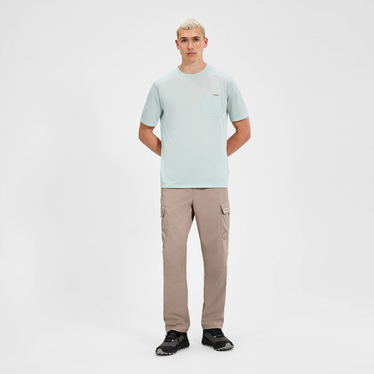 Men's Relaxed Short Sleeves Tech Tee - Green