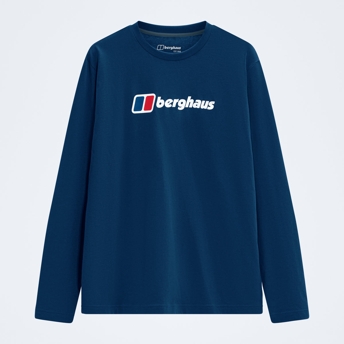 Men's Big Logo Long Sleeve Tee - Hale Navy