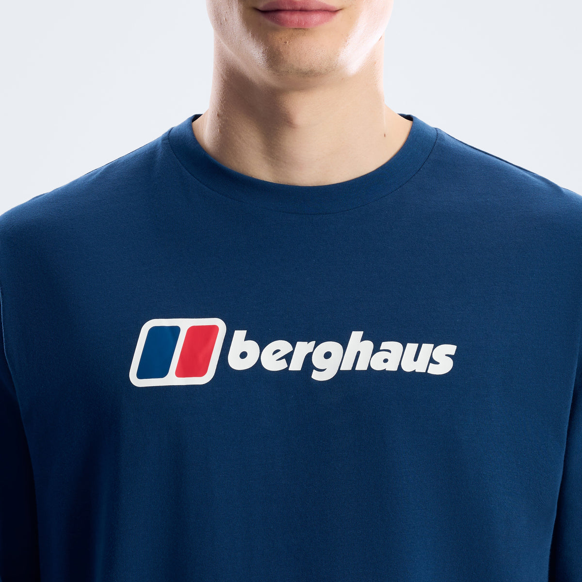 Men's Big Logo Long Sleeve Tee - Hale Navy