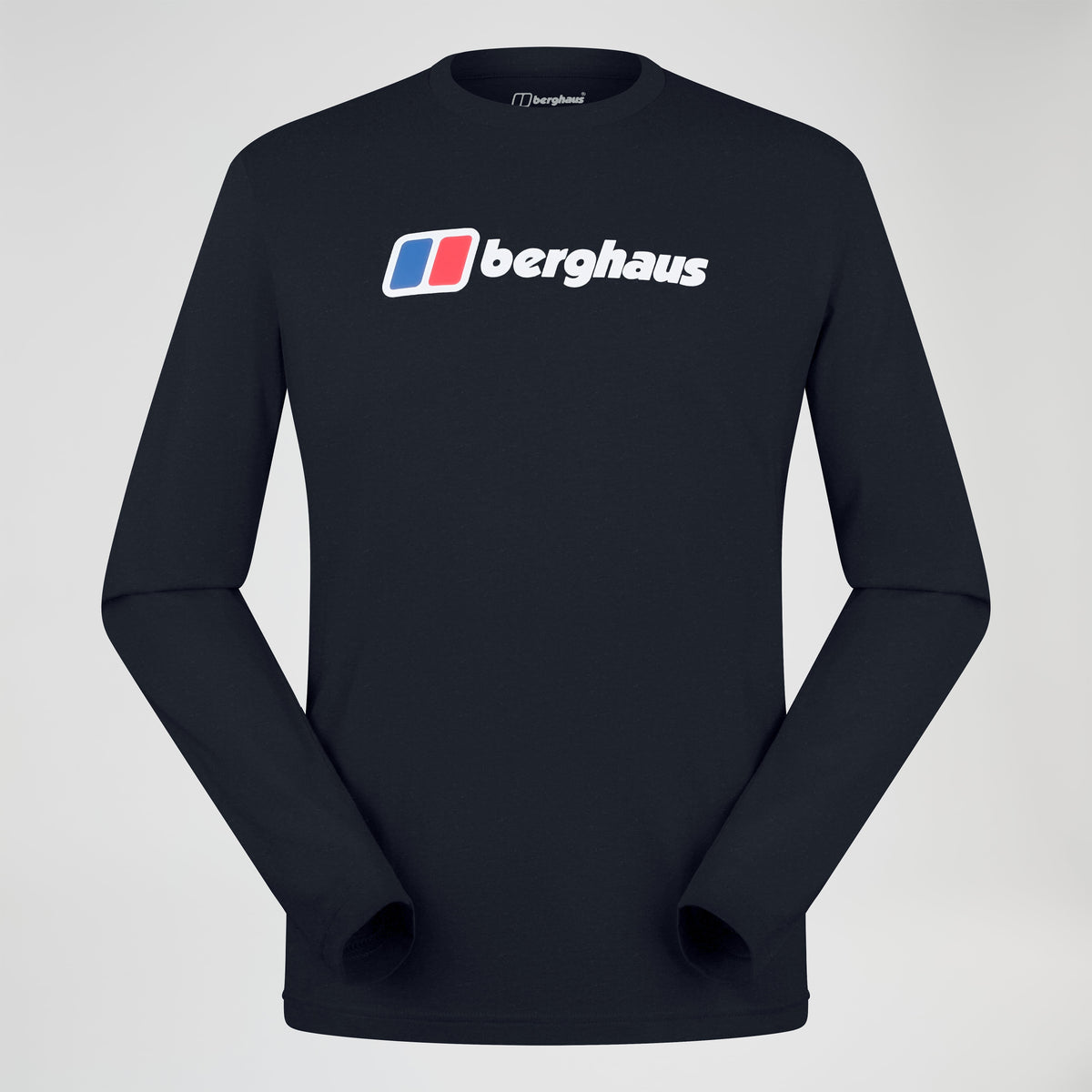 Men's Big Logo Long Sleeve Tee - Black
