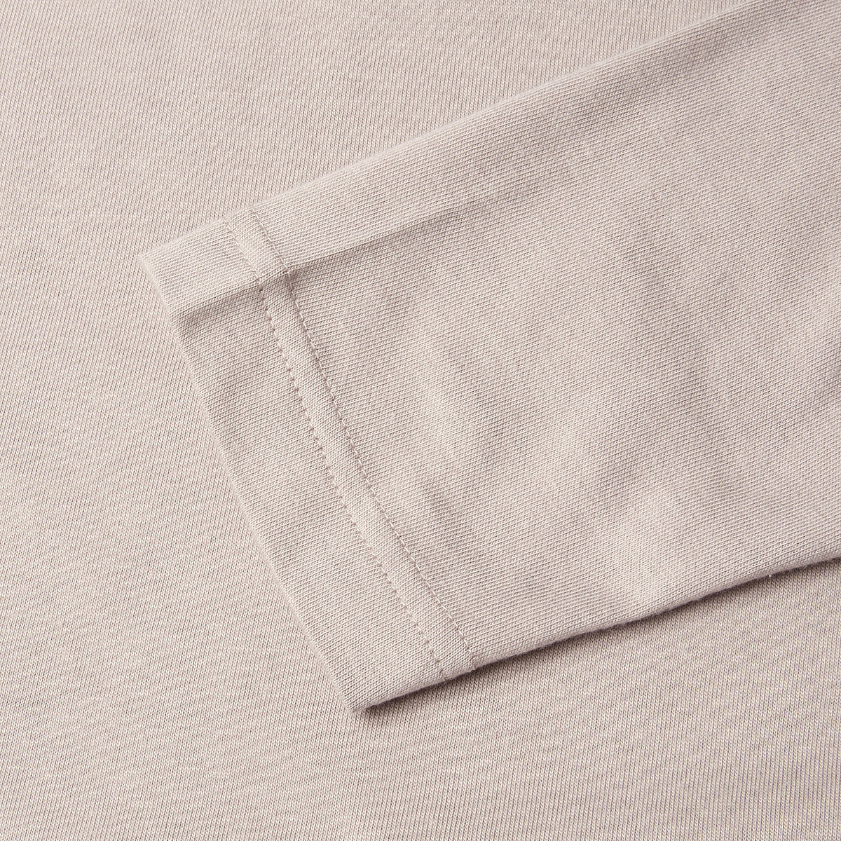 Herren Langarmshirt mit großem Logo - Grau