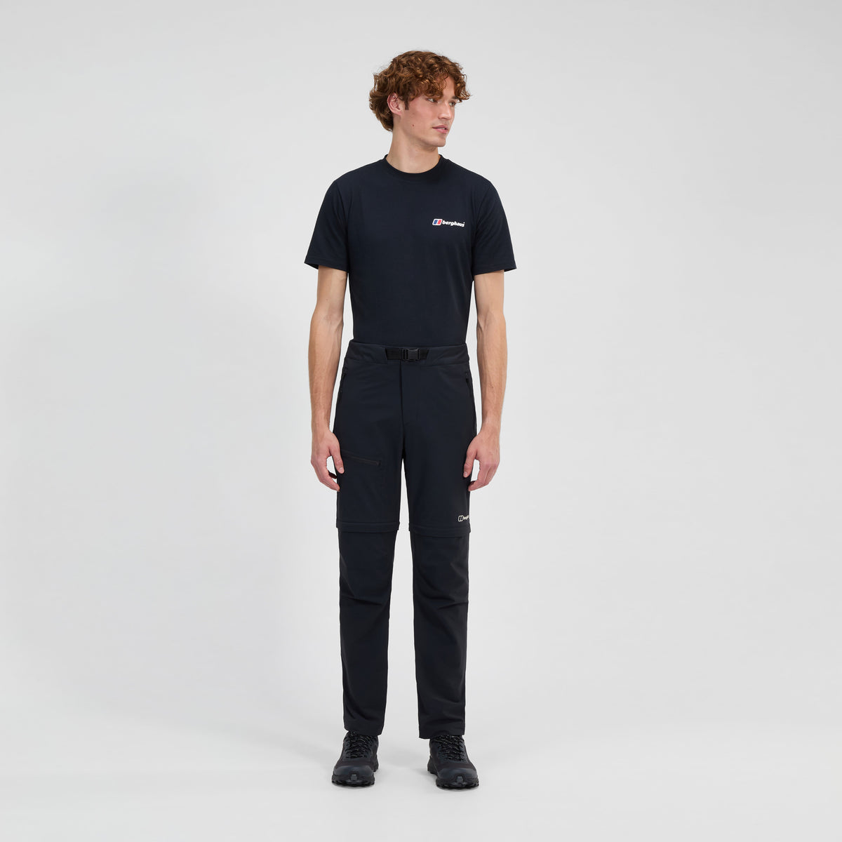 Herren Trail-Explorer Zip-Off-Hose - Schwarz