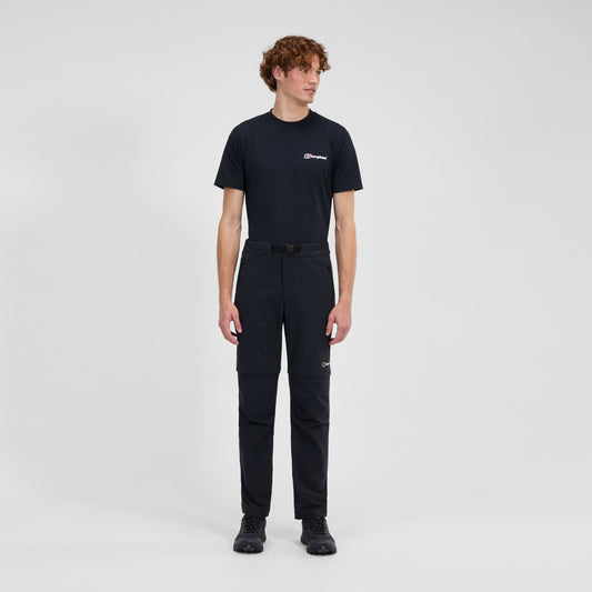 Herren Trail-Explorer Zip-Off-Hose - Schwarz