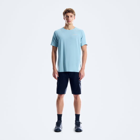 Herren Delta Kurzarm-Funktionsshirt - Blau