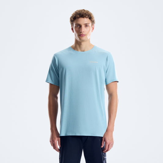 Herren Delta Kurzarm-Funktionsshirt - Blau