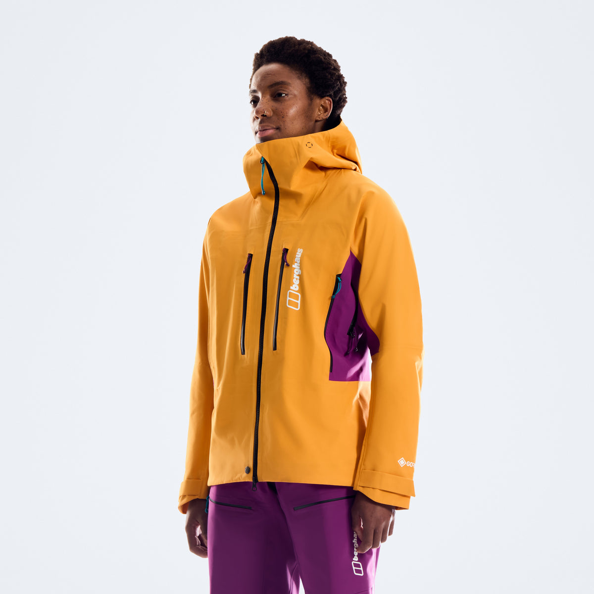 Women's Extrem Vanguard Gore-Tex Jacke - Geo Flare/Purple