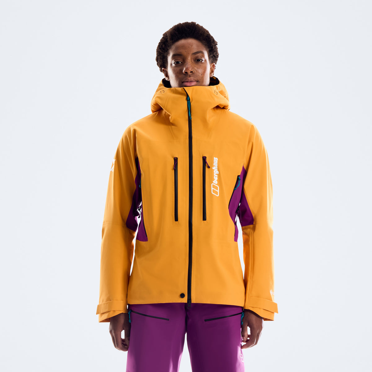 Women's Extrem Vanguard Gore-Tex Jacke - Geo Flare/Purple