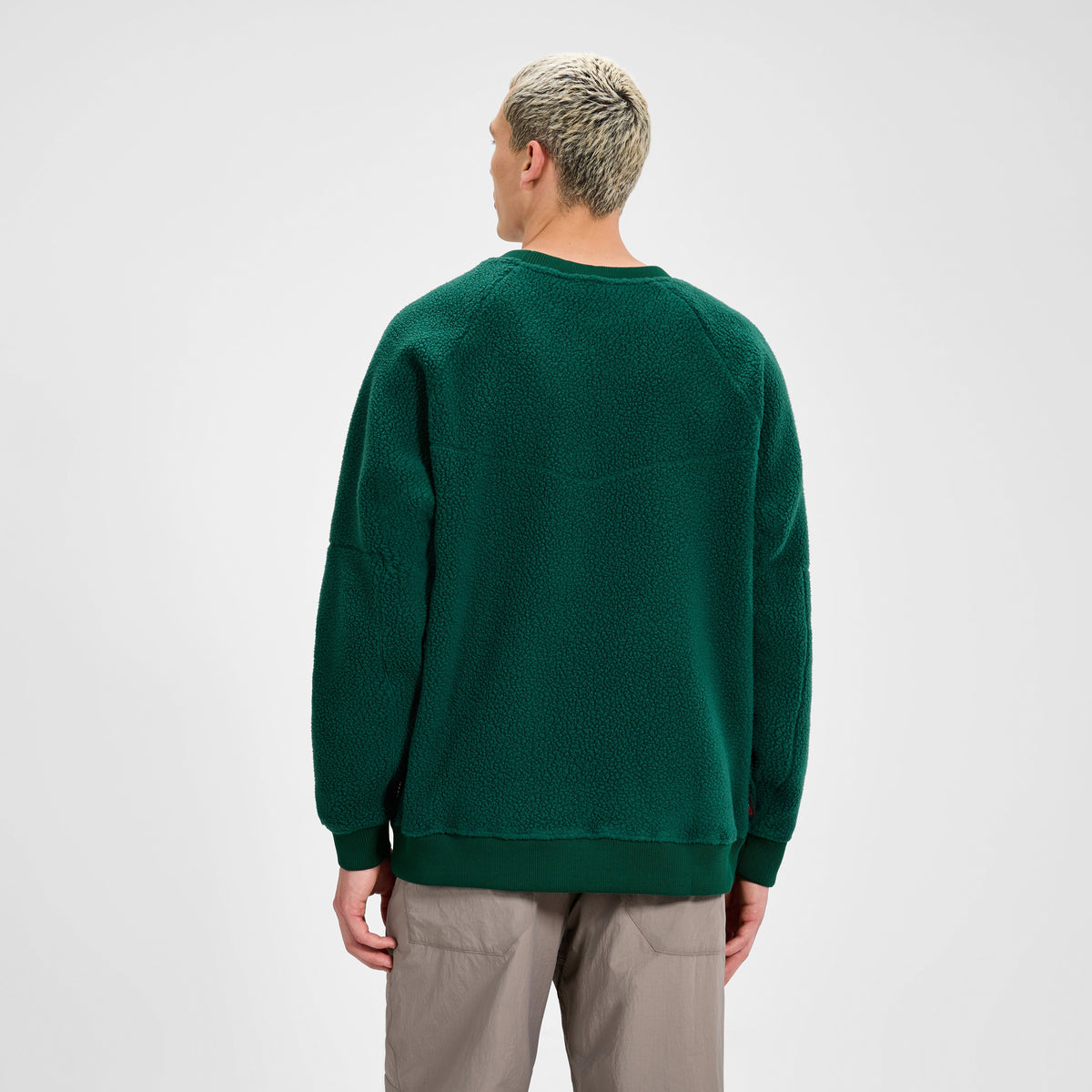 Unisex-Pullover Volcanism – Grün