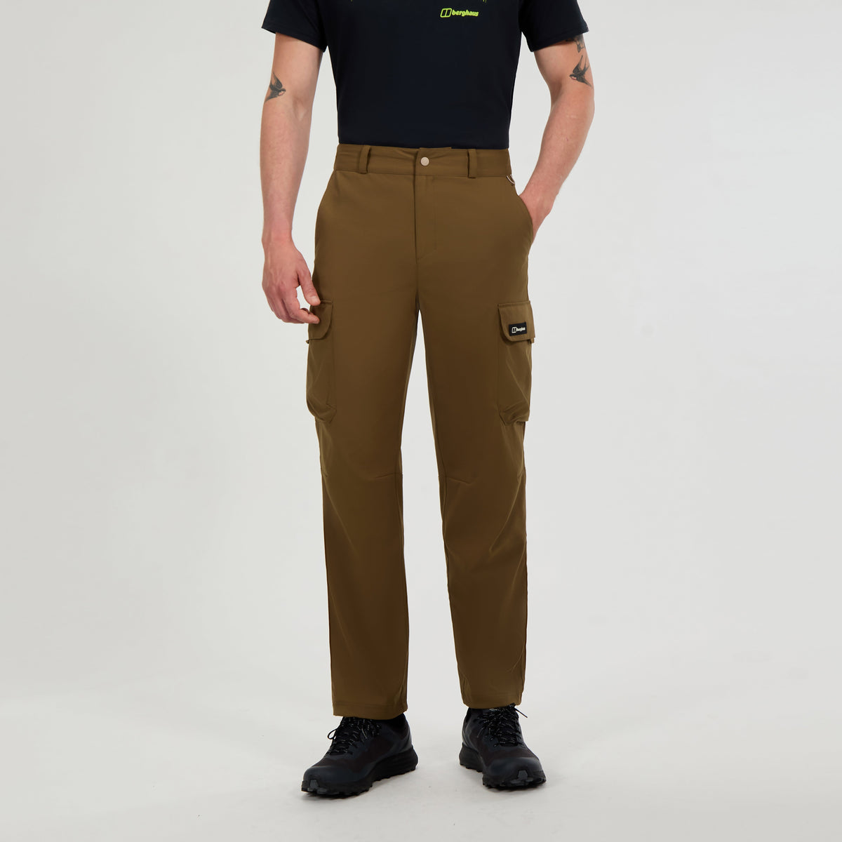 Herren-Cargohose für den Alltag - Braun