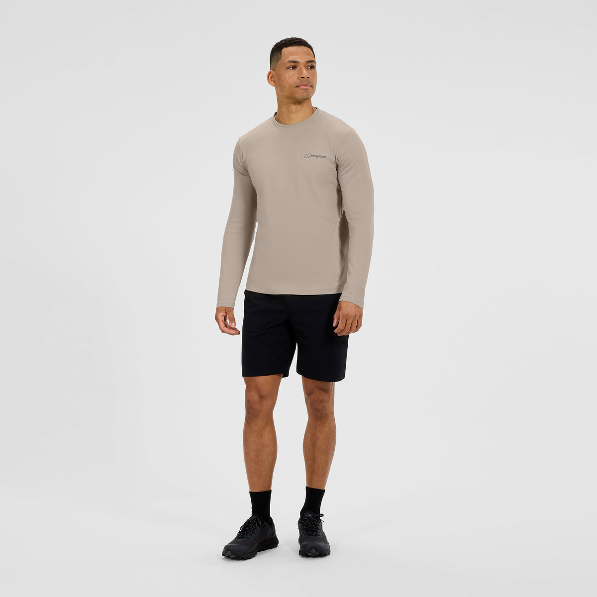 Men's Center Logo Tee - Grey
