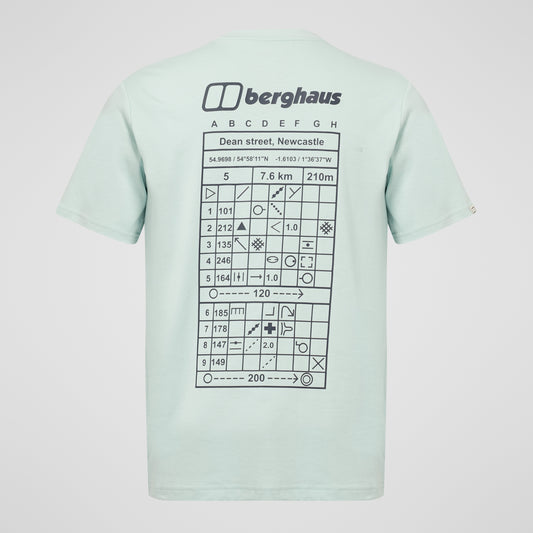 Unisex Orienteer Symbols Tee - Evernia Green