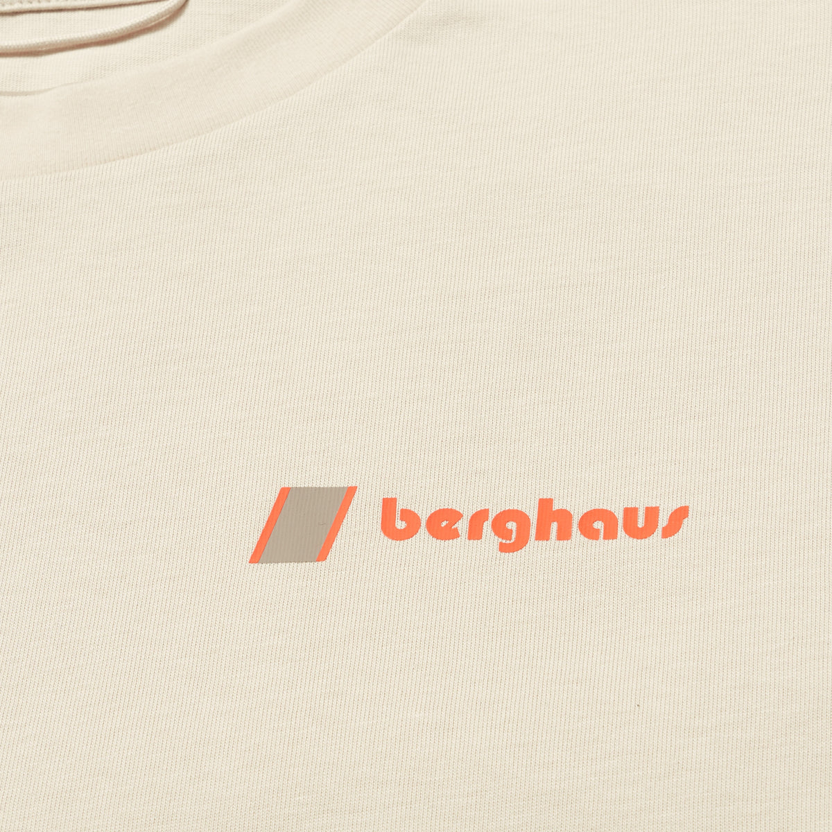 Unisex Pioneer T-Shirt mit kreisförmigem Logo – Stone